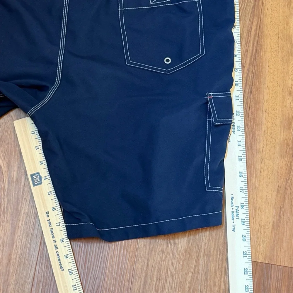 Tommy Hilfiger Blue Swim Trunk Shorts Men's Size Large